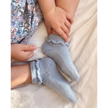 Ruffle Socks Junior | PetiteKnit